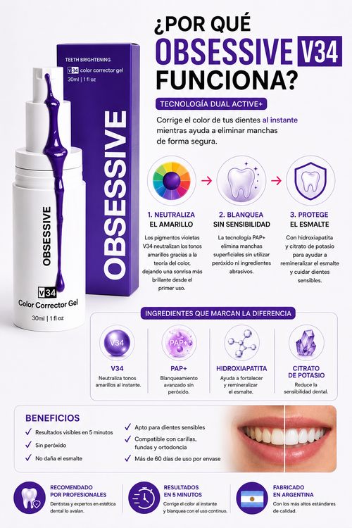 Purple V34 · Blanqueador Dental
