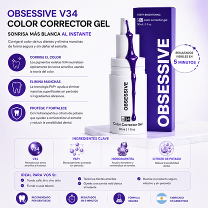 Purple V34 · Blanqueador Dental